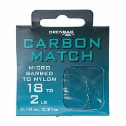 Drennan Carbon Match - Nylon Onderlijn 35cm.