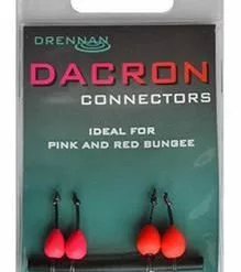 Drennan Dacron Connectors Pink