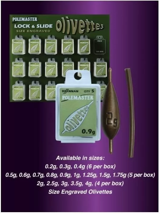 Drennan Lock & Slide Olivettes