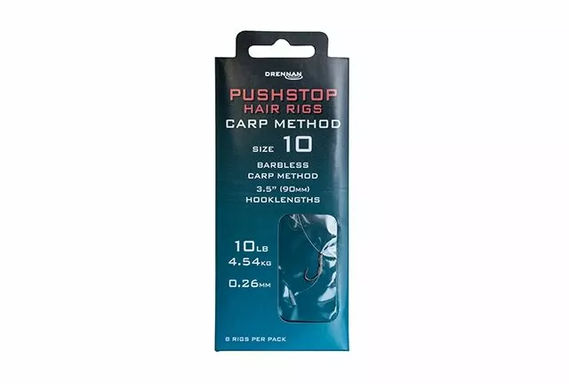Drennan Pushstop Hair Rigs Carp Method 3,5"- 9cm.