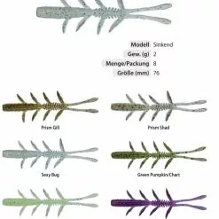 Illex Scissors Comb 2,5”- 57mm.