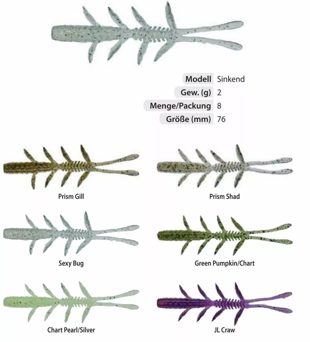 Illex Scissors Comb 2,5”- 57mm.