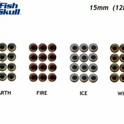 Fish Skull Living Eyes 15mm