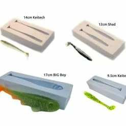 Paddle Tail Molds (RTV Mold Silicone)