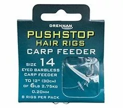 Drennan Pushstop Hair Rigs 12" - 30cm.