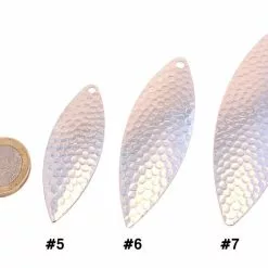 Spinnerbladen Willowleaf Hammered